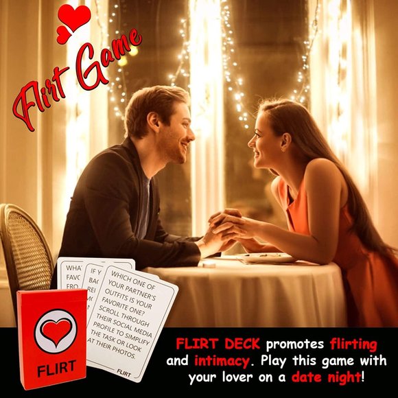 Talk, Flirt, Dare! Fun and Romantic Game for Couples: Conversation Starters - Picture 5 of 6